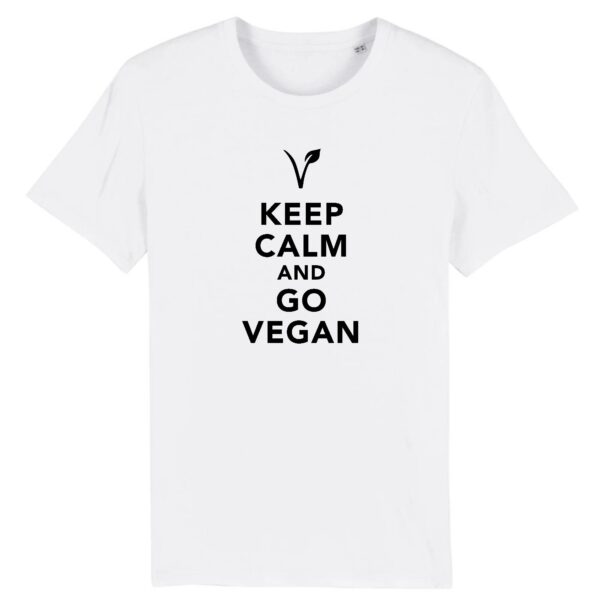 T-shirt - Motif KEEP CALM AND GO VEGAN