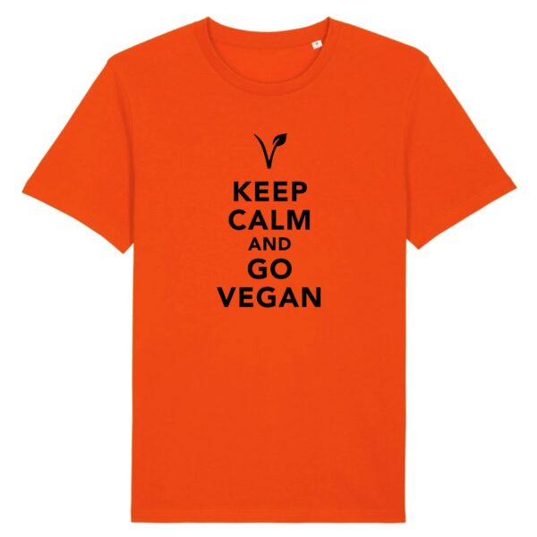 T-shirt - Motif KEEP CALM AND GO VEGAN