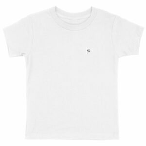 T-shirt enfant - Motif cœur vegan