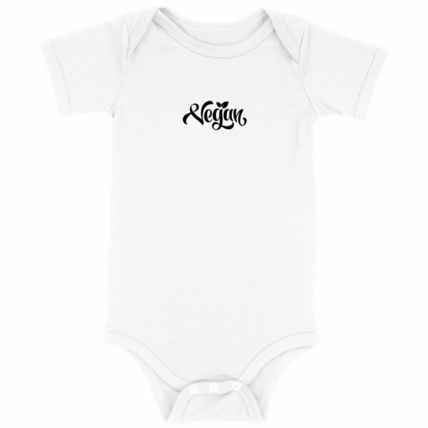 Body bébé - Motif vegan (centré)