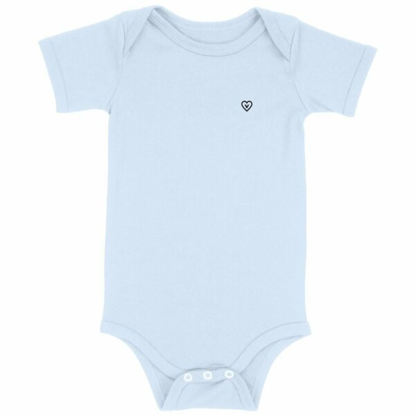 Body bébé - Motif cœur vegan