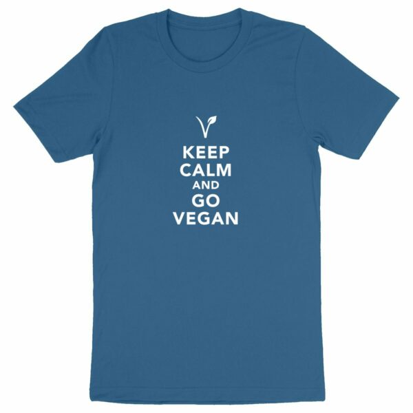 T-shirt - Motif KEEP CALM AND GO VEGAN