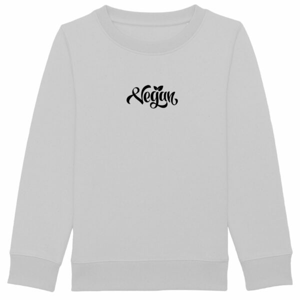 Sweatshirt enfant - Motif vegan (centré)