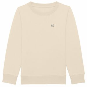 Sweatshirt enfant - Motif cœur vegan