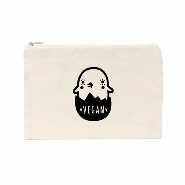 Pochette / Trousse - Motif poussin vegan