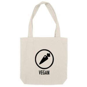 Totebag - Motif Vegan (carotte)