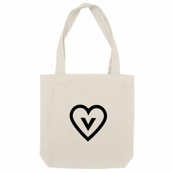 Totebag - Motif Cœur Vegan