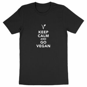 T-shirt - Motif KEEP CALM AND GO VEGAN