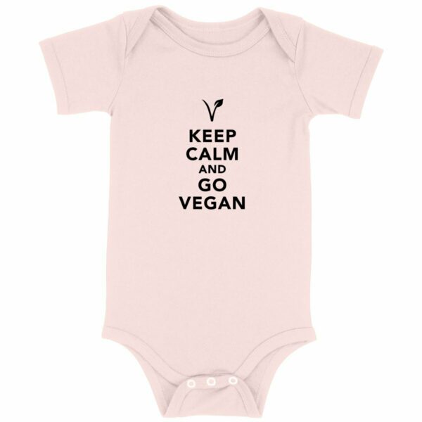 Body bébé - Motif KEEP CALM AND GO VEGAN