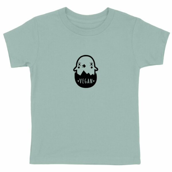 T-shirt enfant - Motif poussin vegan (centré)